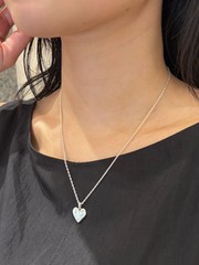 TEN./テン】ハートシルフィウムネックレスSV シルバー｜Rouge vif la