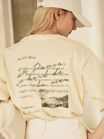 バックフォトグラフィックロゴTシャツ【予約】