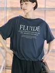 ドローコードシアーロゴTシャツ / ボートネック