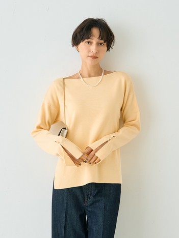 スムーススリットニットプルオーバー【予約】