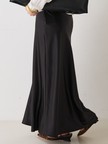 サテンマーメイドイージーロングスカート