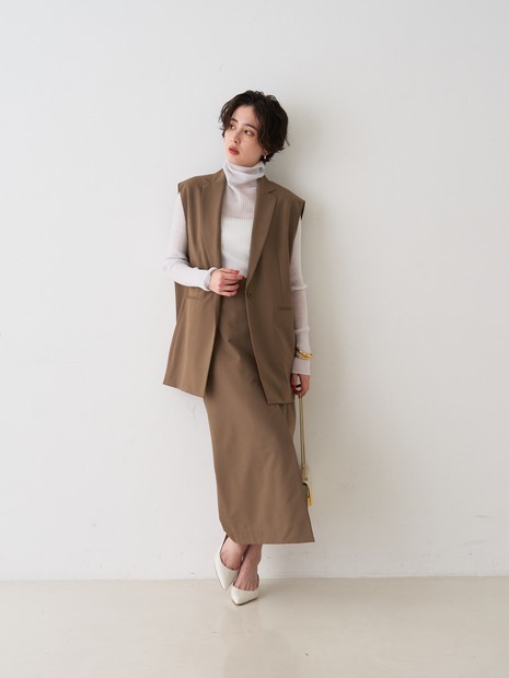 【セットアップ対応】ラップタイトスカート