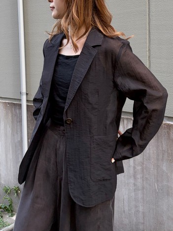 【一部店舗限定】シアーシングルジャケット