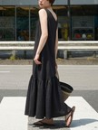 【2026SS新作】【一部店舗限定】ニュアンスファブリックワンピース