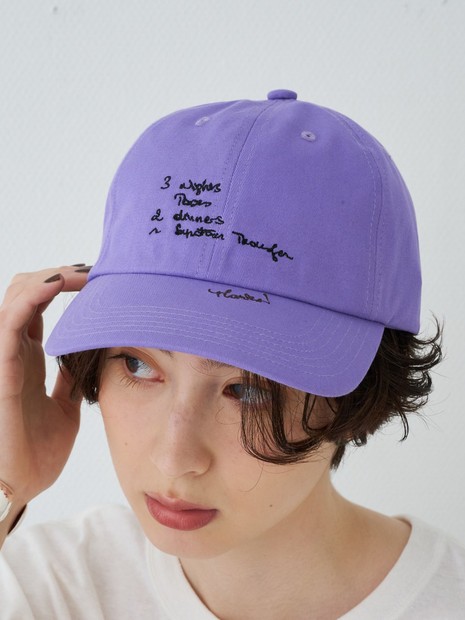 LY / エルワイ】レター刺繍キャップ Letter cap【予約】｜Rouge vif la