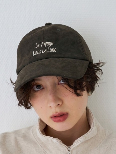 【La Maison de Lyllis/ラ メゾン ド リリス】LUNE CAP / キャップ / 刺繍 / エコスエード