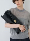 【PUNTI. / プンティ】3WAYレザークラッチバッグ/ショルダー付き/GRFT-TOTE