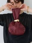 【AULENTTI / オウレンティ】巾着ワンハンドルミニハンドバッグ