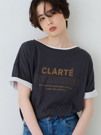 2WAYコットンリバーシブルロゴＴシャツ