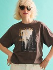 コットンフォトロゴTシャツ/半袖/洗濯機洗い可