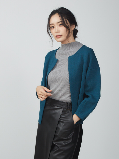【新色入荷】フォルムニットジャケット