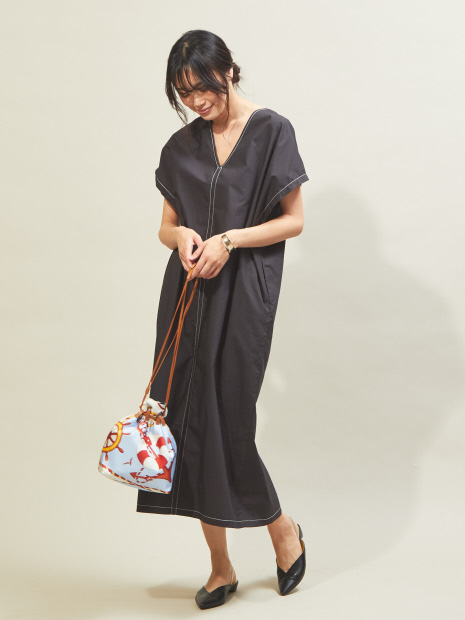 【WEB限定】2WAYカフタン風ワンピース
