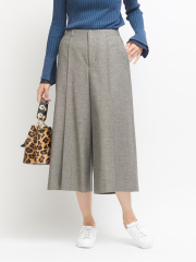 【GOOD LUCK PANTS】《Oggi10月号掲載》リサイクルウールツイードパンツ