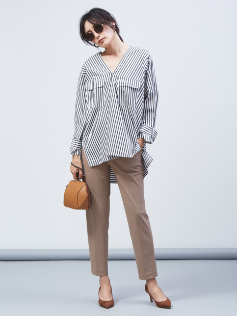 【GOOD LUCK PANTS】【秋新色】ストレッチシガレットパンツ