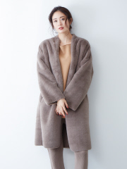 anana リバーシブルエコムートンコート