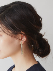グラデーションバーピアス
