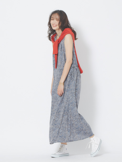 《人気色再入荷》ペイント柄2WAYワンピース