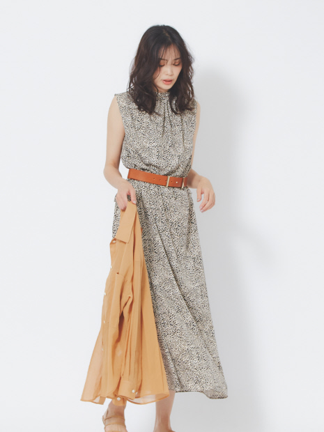 《人気色再入荷》ペイント柄2WAYワンピース