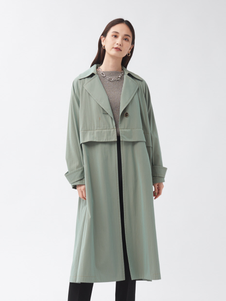 シャンブレー2WAYコート