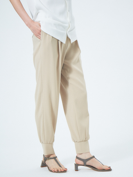 ジョーゼットドロストジョグパンツ