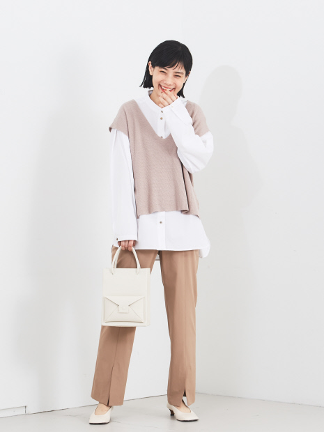 【WEB・一部店舗限定】シャツセットニットベスト