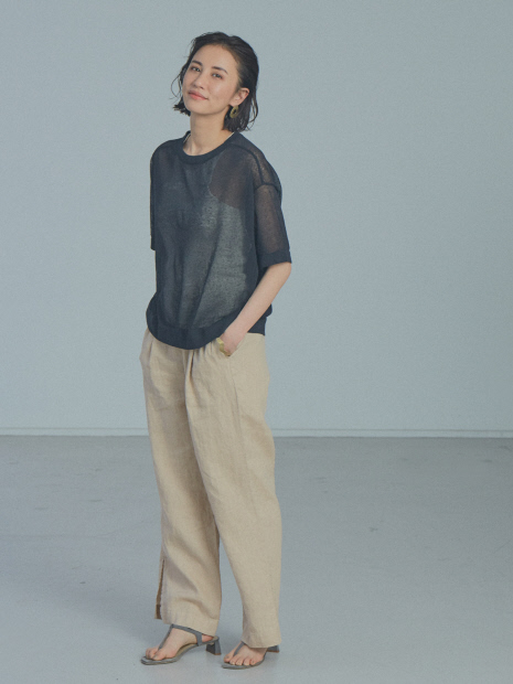 【WEB・一部店舗限定】リネンタックパンツ