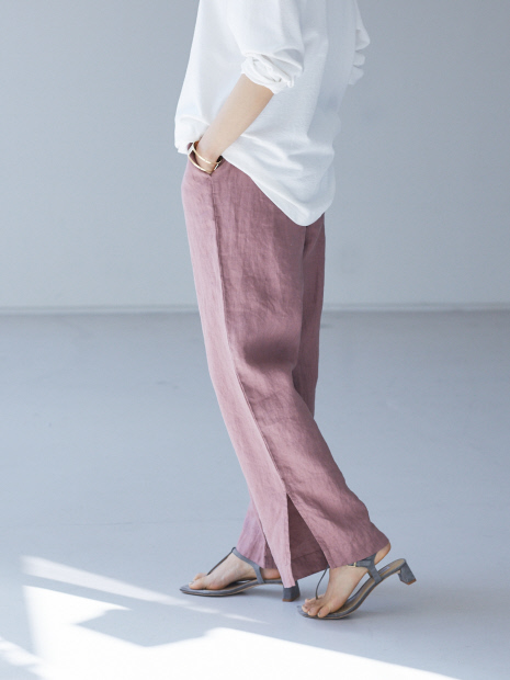 【WEB・一部店舗限定】リネンタックパンツ