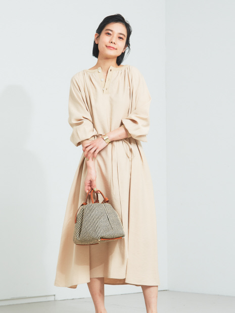 【WEB・一部店舗限定】パネルフレアワンピース
