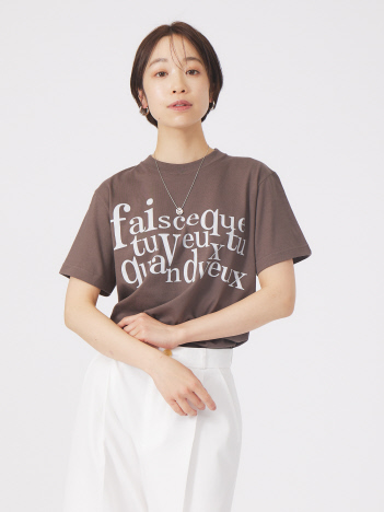 フロントロゴTシャツ