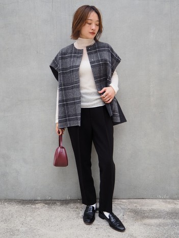 カリテ（qualite）/【ベストセラー】ダブルクロスセンタープレスパンツ ベストセラー】ダブルクロスセンタープレスパンツ｜qualite / カリテ