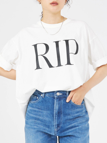 【MARGAUX】RIP/GIVE　ロゴTシャツ