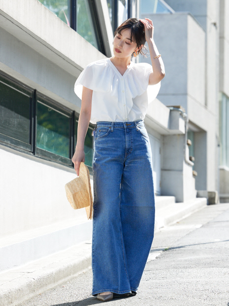 【Lee】WIDE M.USED/ワイドデニム