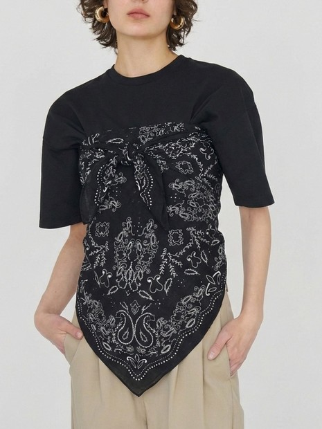 manipuri】＜リネンストール120＞カレイドバンダナ｜OUTLET / アウトレット