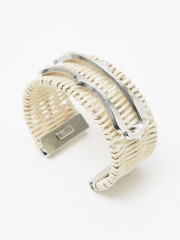 【ADER.bijoux】メタルラタンバングル