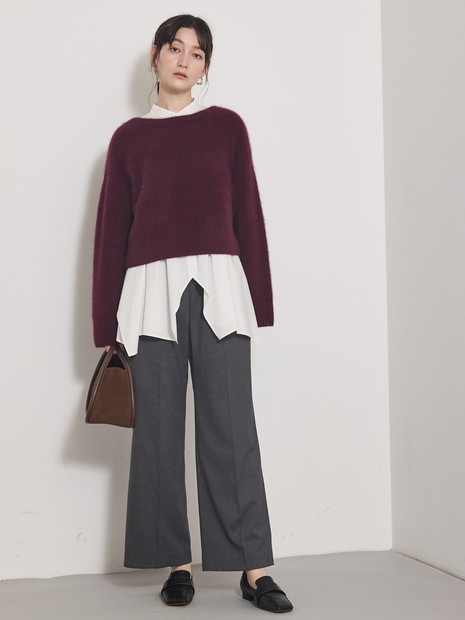 一枚でもレイヤードでも決まる】ランダムヘムシャツ｜qualite / カリテ