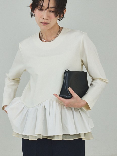 qualite - タフタコンビプルオーバー【予約】