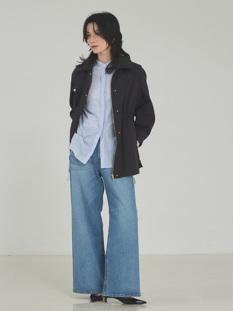 【軽やかでほどよい暖かさ】ピーチパデッドブルゾン