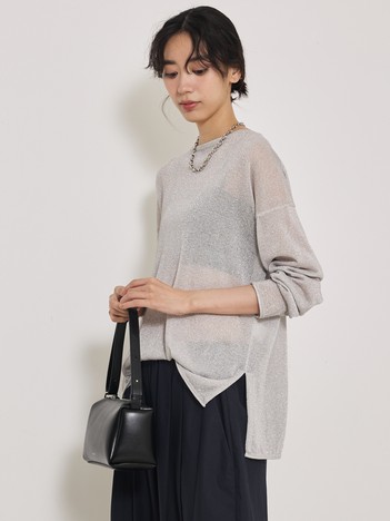 カリテ（qualite）/【大人気ラメシリーズ】ラメシアーボックスニット 大人気ラメシリーズ】ラメシアーボックスニット｜qualite / カリテ