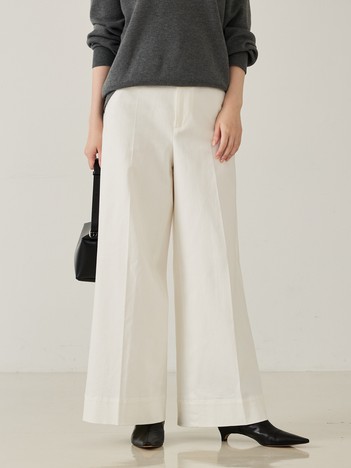 ハイウエストトラウザーデニム