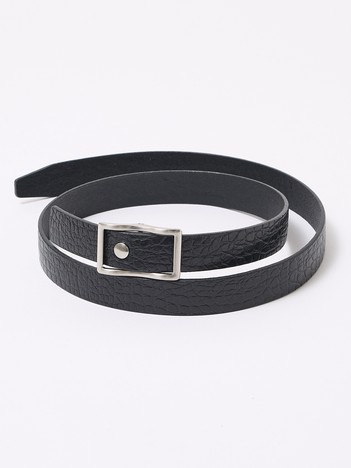 【シルバーバックル入荷！】クロコダイルフリーサイズベルト