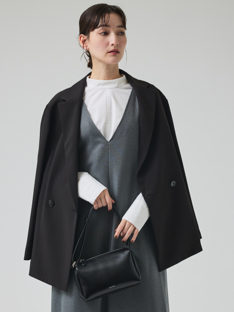 セットアップ対応】ワイドダブルジャケット｜qualite / カリテ