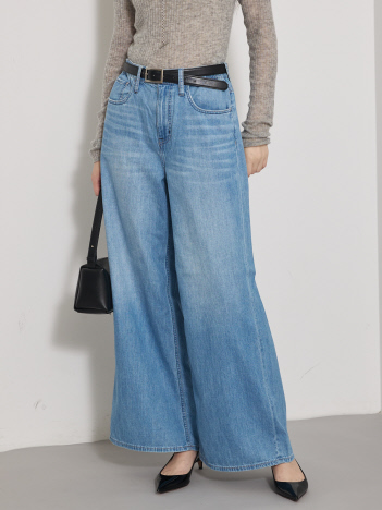 qualite - 【HealthyDENIM】WildGingerEasy ワイドデニム