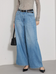 qualite - 【HealthyDENIM】WildGingerEasy ワイドデニム