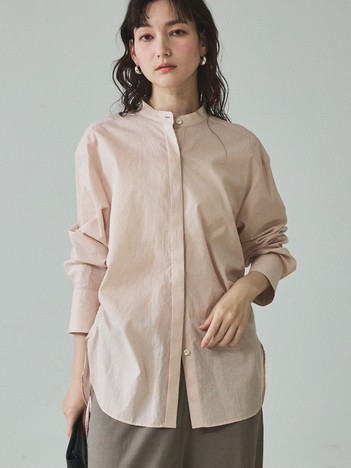 ウエストドロストシャツ