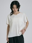 【接触冷感＆吸水速乾】新色入荷！クールサテンブラウス/セットアップ対応