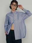 ラメストライプシャツ