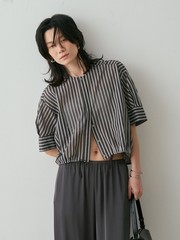 【シルエット調整可能】フォルムドロストブラウス