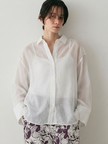 【大人の夏シャツ】リネン混レギュラーシャツ