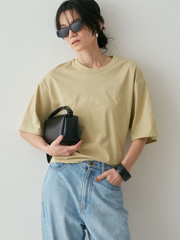 qualite - 【接触冷感】プレミアム天竺ドルマンTシャツ【予約】