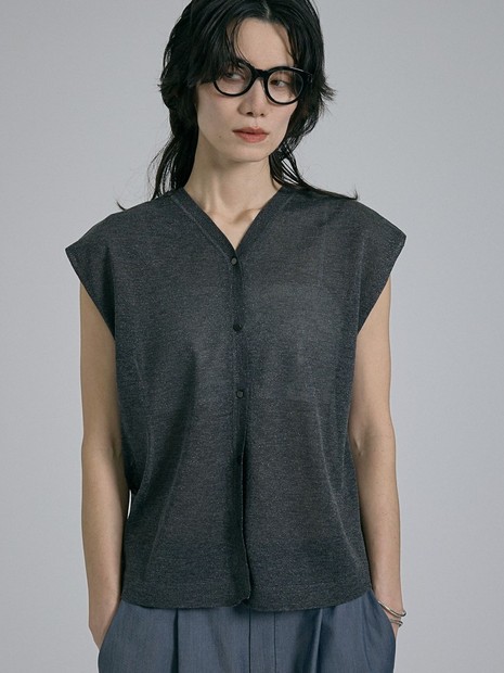 【前後着用可能！】ラメ2WAYニット